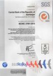MB-nin Bank Sertifikat Xidmətləri Mərkəzinin informasiya təhlükəsizliyi üzrə ISO/IEC 27001:2013 beynəlxalq standartına uyğunluğu yenidən təsdiq edilib