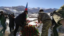 Азербайджанские военнослужащие почтили память шехидов в селе Дашалты - репортаж Trend TV (ФОТО/ВИДЕО)