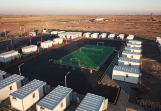Azerbaijan's ANAMA builds new mobile field camp in Aghdam district (PHOTO)