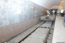 Metronun “Cəfər Cabbarlı” stansiyasında təmir işlərinin növbəti mərhələsi başlanıb (FOTO)