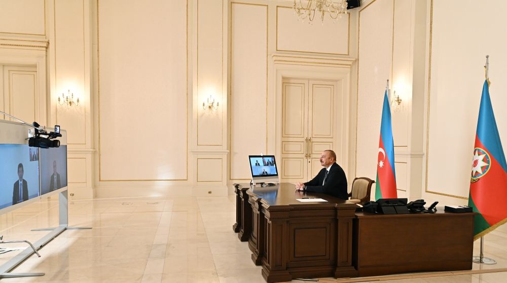 Azerbaijani President Ilham Aliyev holds videoconference meeting with WCO Sec-Gen (PHOTO/VIDEO)