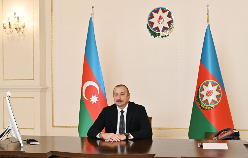 Azerbaijani President Ilham Aliyev holds videoconference meeting with WCO Sec-Gen (PHOTO/VIDEO)