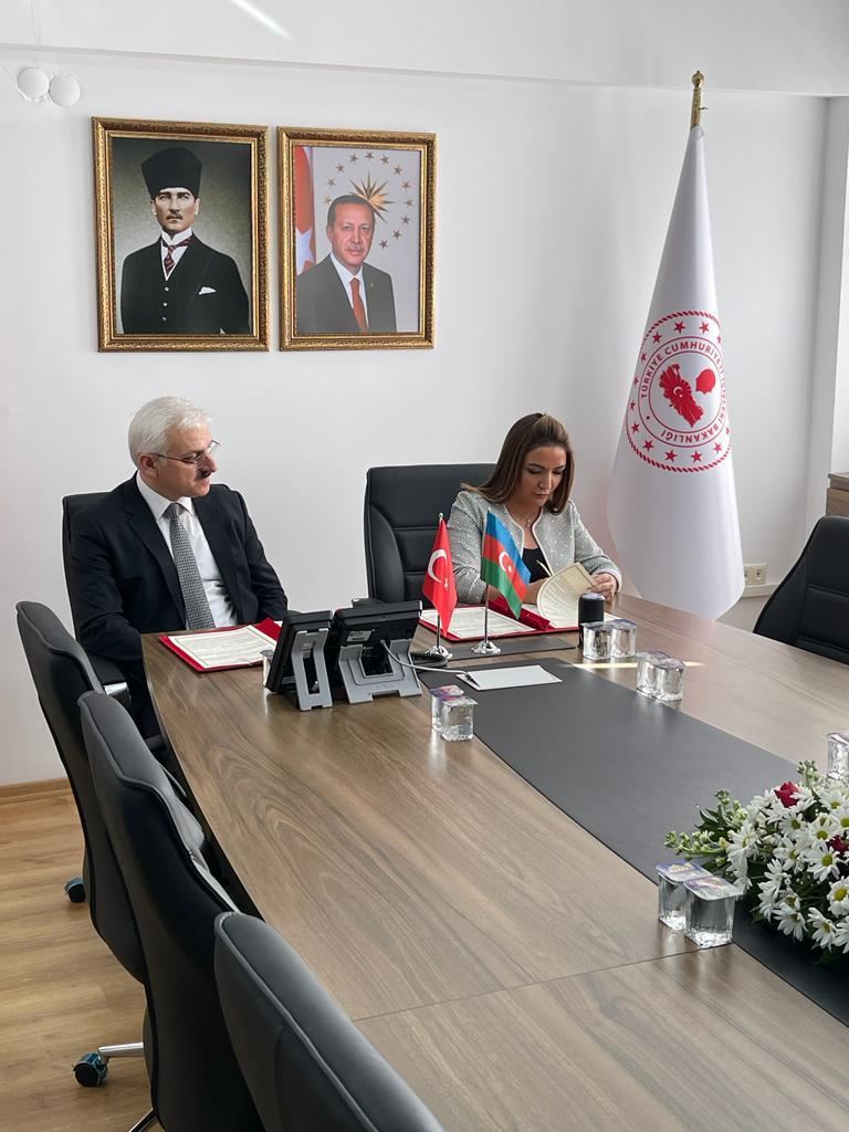 QHT Agentliyi və Türkiyə Daxili İşlər Nazirliyi arasında Anlaşma Memorandumu imzalanıb (FOTO)