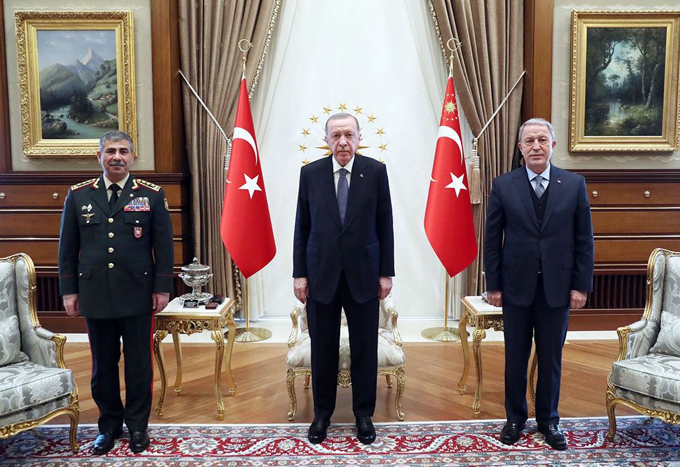 Turkish president receives Azerbaijani defense minister