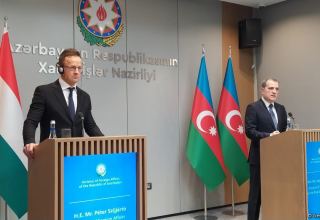 Azerbaijani, Hungarian FMs hold joint press conference (PHOTO/VIDEO)