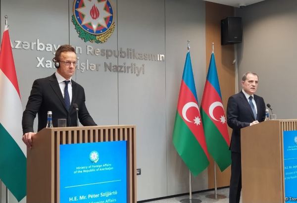 Azerbaijani, Hungarian FMs hold joint press conference (PHOTO/VIDEO)