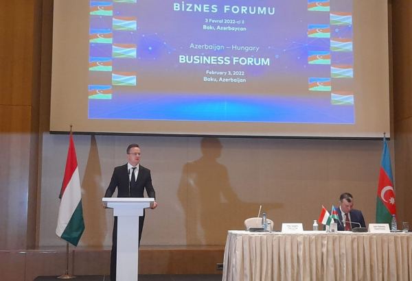 Bakıda Azərbaycan-Macarıstan biznes forumu keçirilib (FOTO)