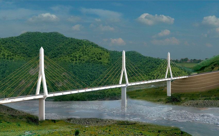 Госагентство о работах по строительству самого длинного подвесного моста в Азербайджане