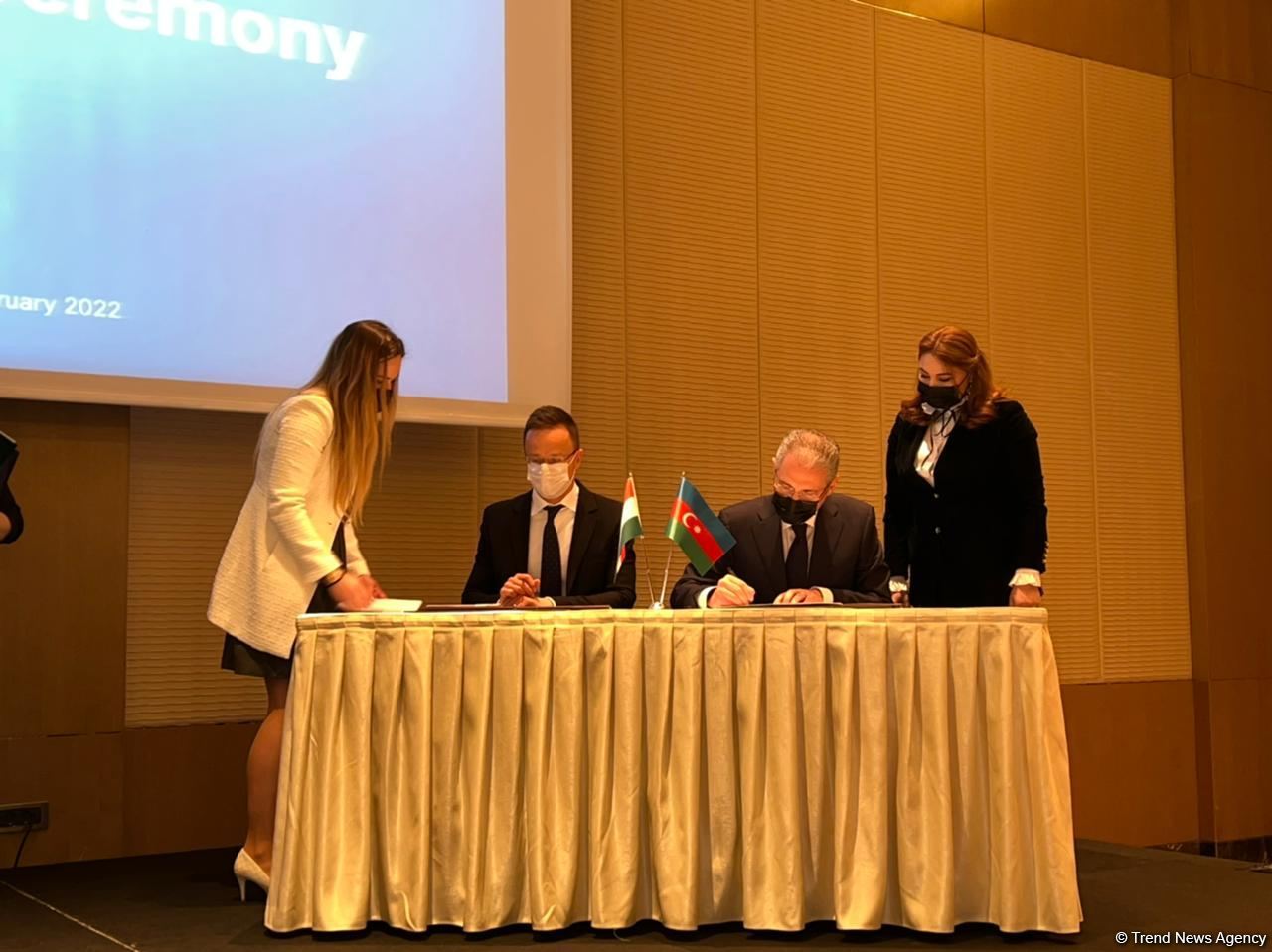 Между Азербайджаном и Венгрией подписаны документы о сотрудничестве (ФОТО)