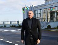 President Ilham Aliyev inaugurates newly renovated 330 kV “Yashma” junction substation
(PHOTO/VIDEO)