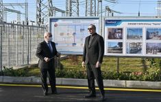 President Ilham Aliyev inaugurates newly renovated 330 kV “Yashma” junction substation
(PHOTO/VIDEO)