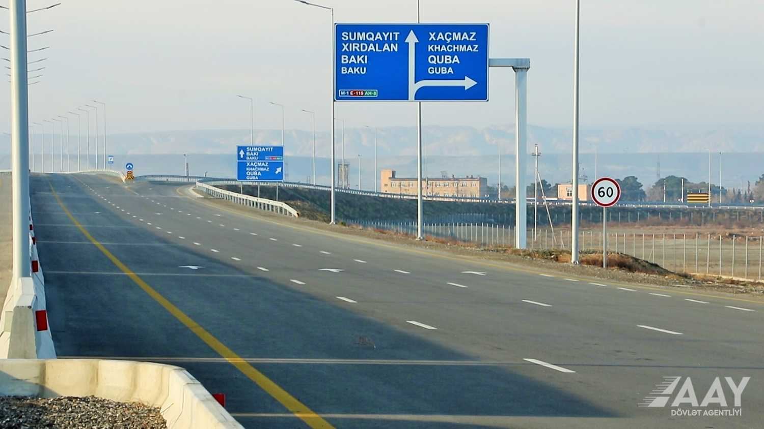 Bakı-Quba-Rusiya sərhədi avtomobil yolunun tikintisi davam etdirilir (FOTO/VİDEO)