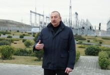 President Ilham Aliyev attends inauguration of “Gobu” Energy Junction (PHOTO/VIDEO)
