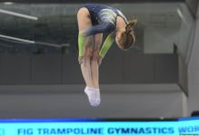 FIG Trampoline Gymnastics World Cup in Baku continues  (PHOTO)