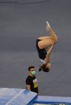 Bakıda keçirilən batut gimnastikası üzrə Dünya Kubokunun ilk günündən maraqlı anlar (FOTO)