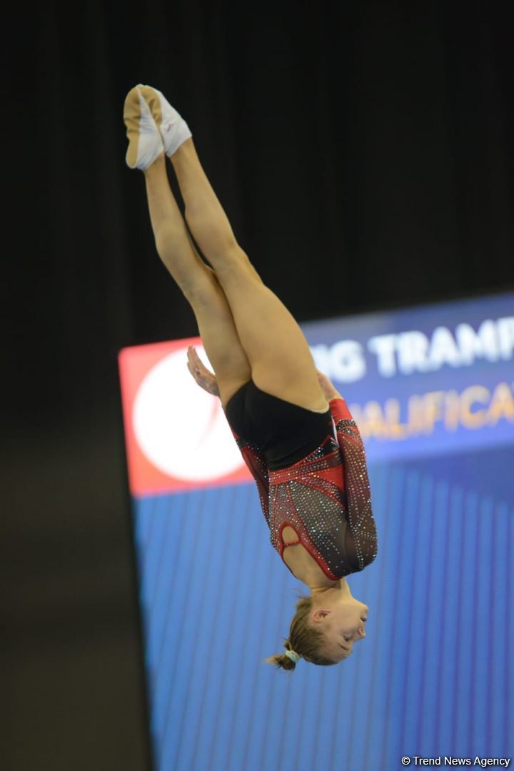 FIG Trampoline Gymnastics World Cup in Baku continues  (PHOTO)