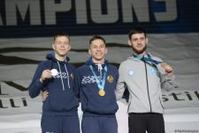 В Баку прошла церемония награждения победителей Кубка мира по прыжкам на батуте в индивидуальной программе (ФОТО)