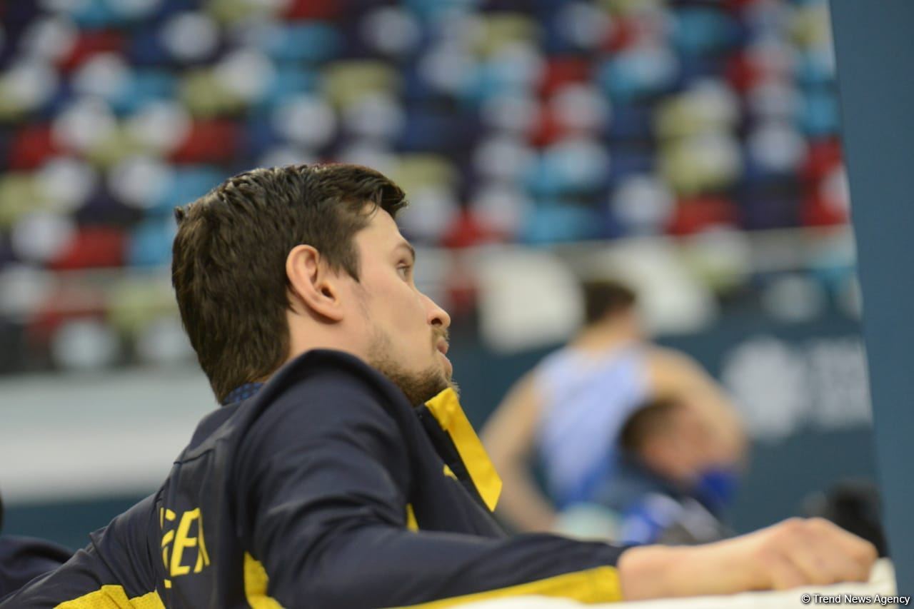 Bakıda batut gimnastikası üzrə Dünya Kubokunun final gününə start verilib (FOTO)