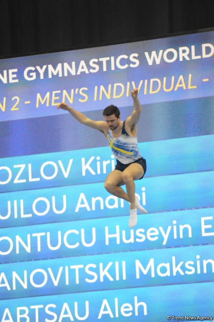 Final day of FIG Trampoline Gymnastics World Cup starts in Baku (PHOTO)