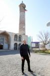 President Ilham Aliyev, First Lady Mehriban Aliyeva view ongoing
restoration work at Aghdam Juma Mosque (PHOTO/VIDEO)