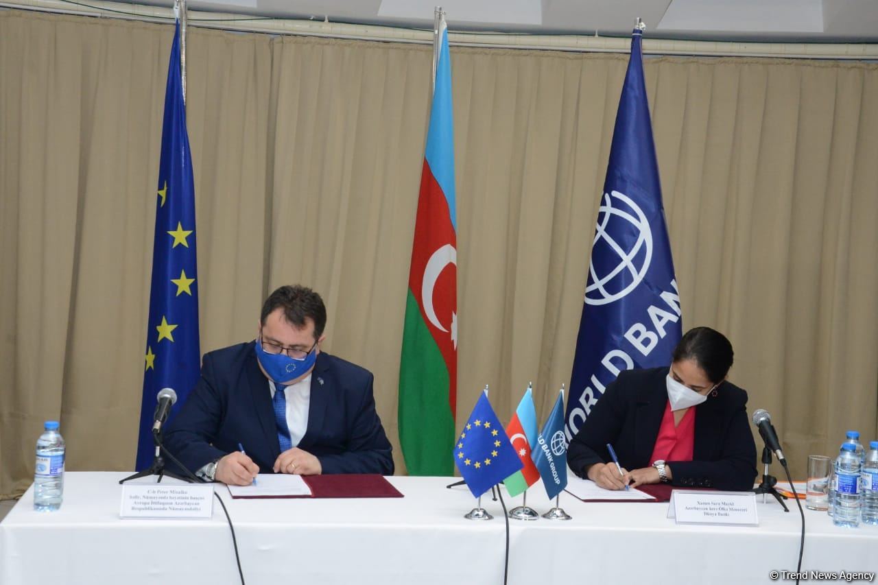 European Union, World Bank sign grant agreement in Azerbaijan (PHOTO)