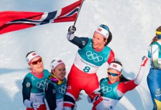 Norveç Qış Olimpiya Oyunlarında yeni rekord vurub