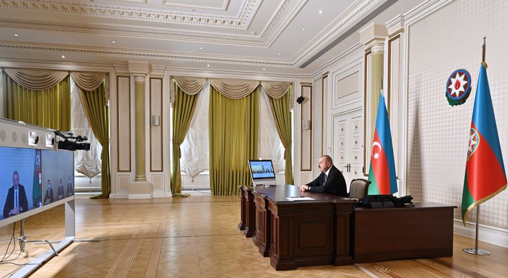 Президент Ильхам Алиев принял в видеоформате новоназначенных глав Низаминского, Наримановского и Кюрдамирского районов (ФОТО/ВИДЕО)