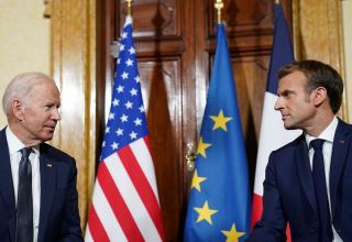 Biden congratulates Macron on re-election