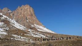 Turkish, Azerbaijani alpinists honor memory of Khojaly genocide victims (PHOTO)