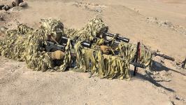 Azerbaijani Separate Combined Arms Army holding drills to improve sniper professionalism (PHOTO/VIDEO)
