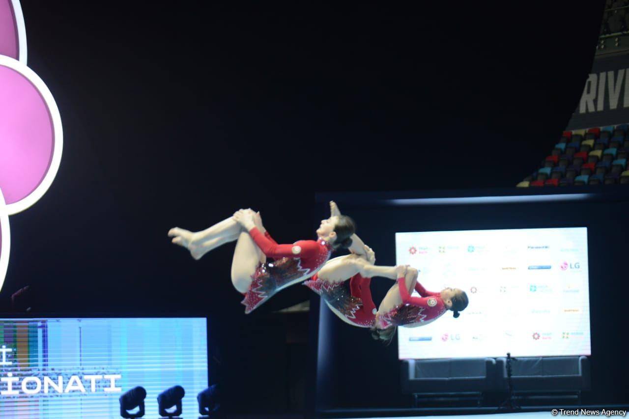 Bakıda akrobatika gimnastikası üzrə 27-ci Azərbaycan Birinciliyi və Bakı Çempionatı start götürüb (FOTO)
