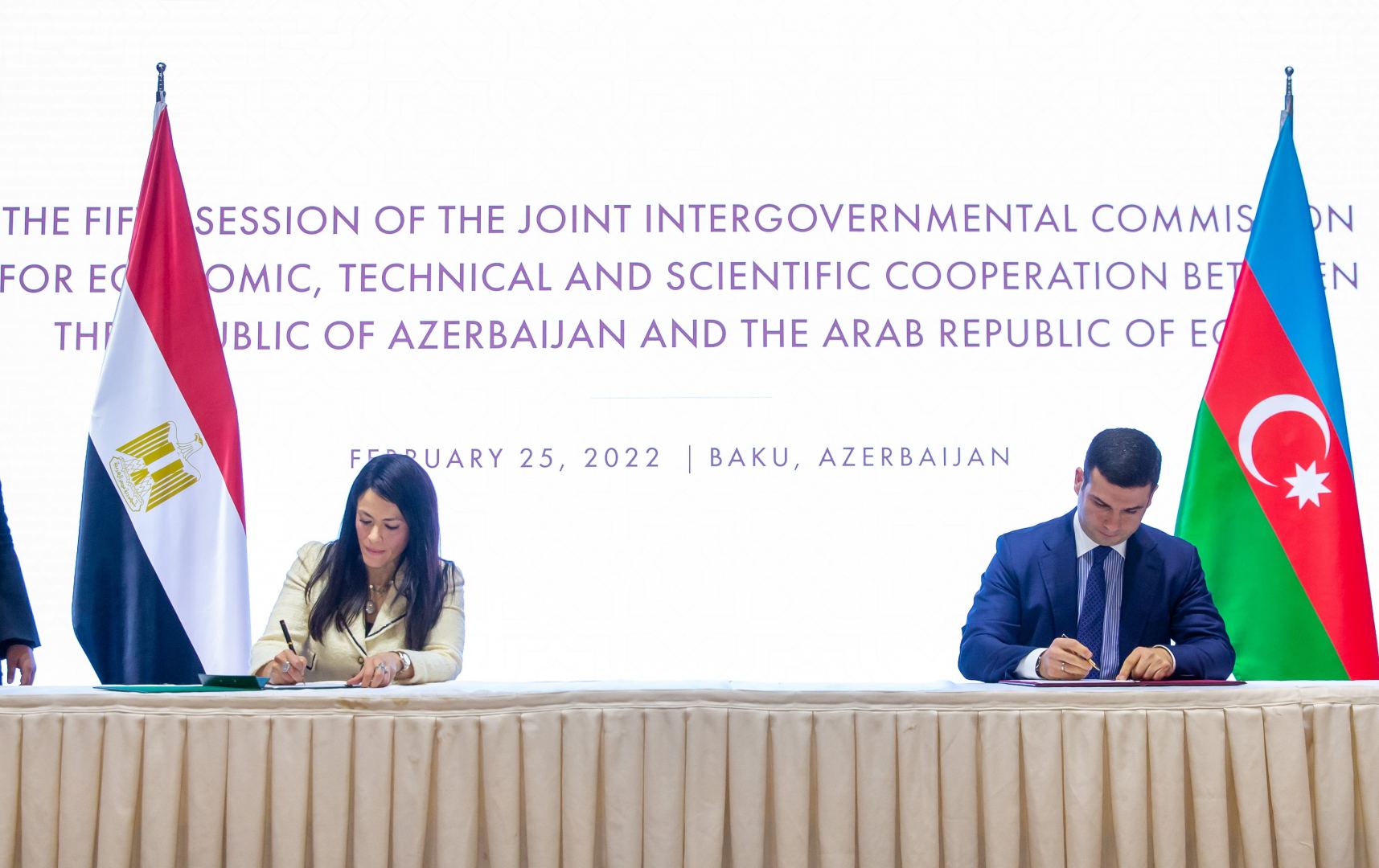 Подписан меморандум о сотрудничестве МСБ Азербайджана и Египта (ФОТО)