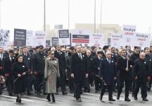 President Ilham Aliyev, First Lady Mehriban Aliyeva attend nationwide march to commemorate 30th anniversary of Khojaly genocide (PHOTO/VIDEO)