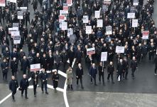 President Ilham Aliyev, First Lady Mehriban Aliyeva attend nationwide march to commemorate 30th anniversary of Khojaly genocide (PHOTO/VIDEO)