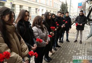Московская акция памяти жертв Трагедии в Ходжалы (ФОТО/ВИДЕО)