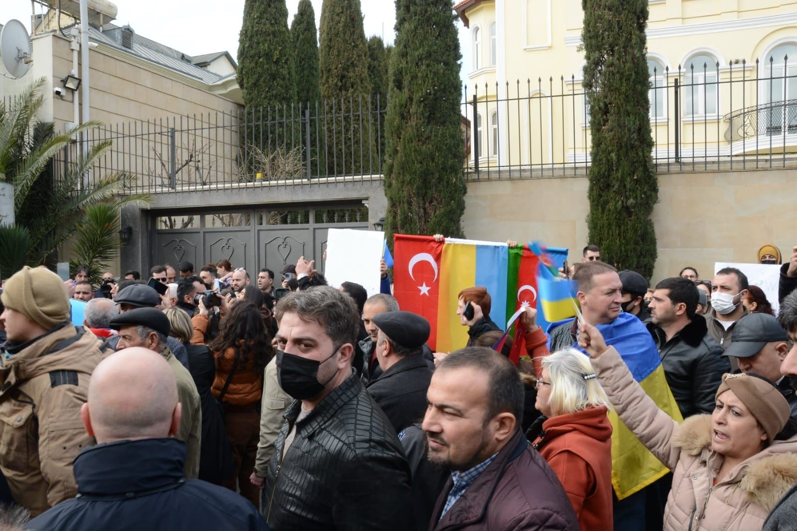 В Баку прошла акция в поддержку Украины (ФОТО)