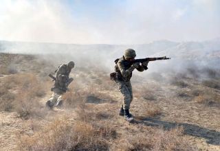 Azerbaijani armed forces hold new tactical exercises (PHOTO)