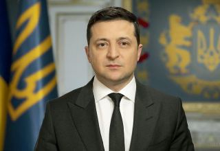 Ukrainian President Volodymyr Zelenskyy congratulates President Ilham Aliyev