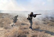 В одной из воинских частей Азербайджана прошли тактические учения (ФОТО)