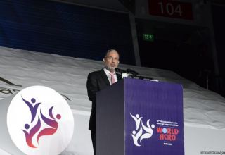 FIG EC Member thanks Azerbaijani gov't for hosting 12th World Age Group Competitions in Acrobatic Gymnastics