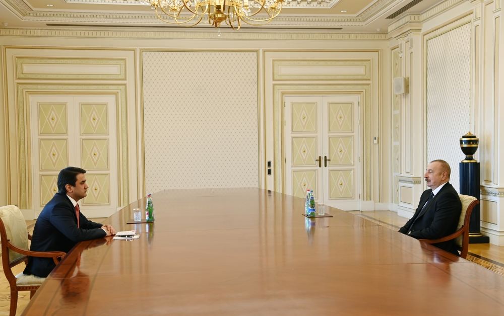 Президент Ильхам Алиев принял председателя верхней палаты парламента Таджикистана