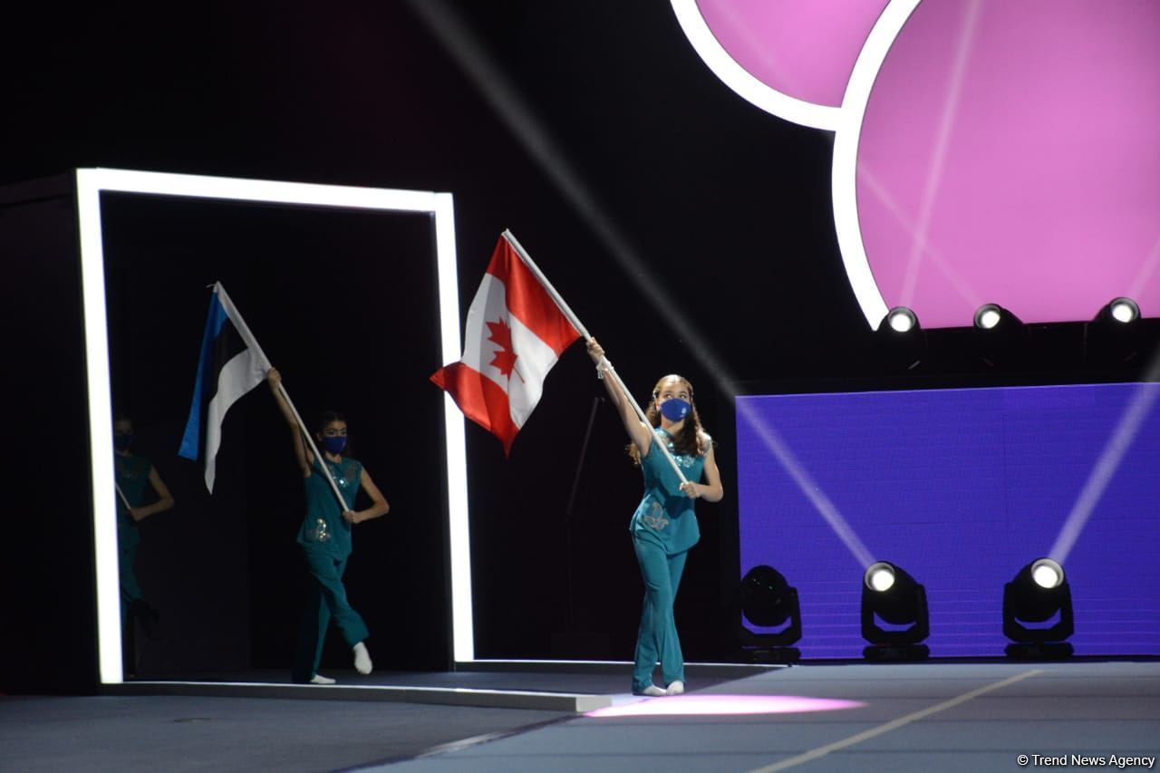 Opening ceremony of 12th FIG Acrobatic Gymnastics World Age Group Competitions held in Baku (PHOTO)