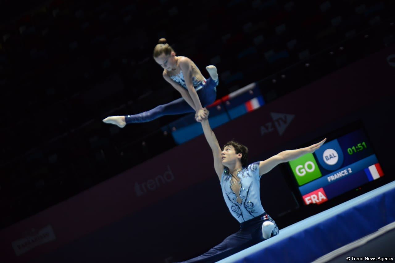 Second day of 12th FIG Acrobatic Gymnastics World Age Group Competitions kicks off in Baku (PHOTO)