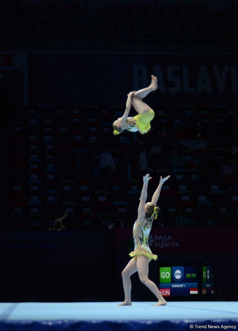 Acrobatic Gymnastics World Age Group Competitions continues in Baku (PHOTO)