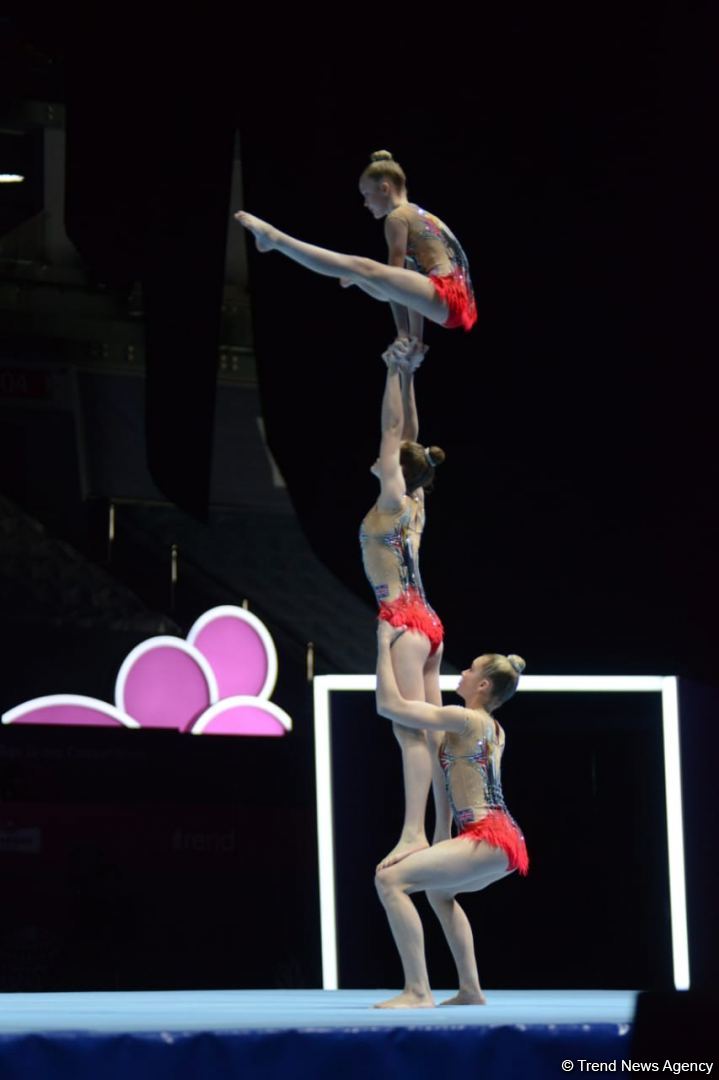 Acrobatic Gymnastics World Age Group Competitions continues in Baku (PHOTO)