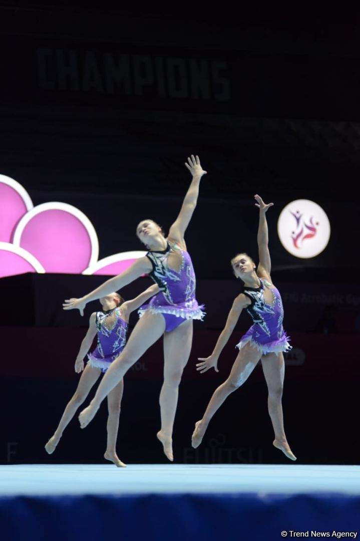 Acrobatic Gymnastics World Age Group Competitions continues in Baku (PHOTO)