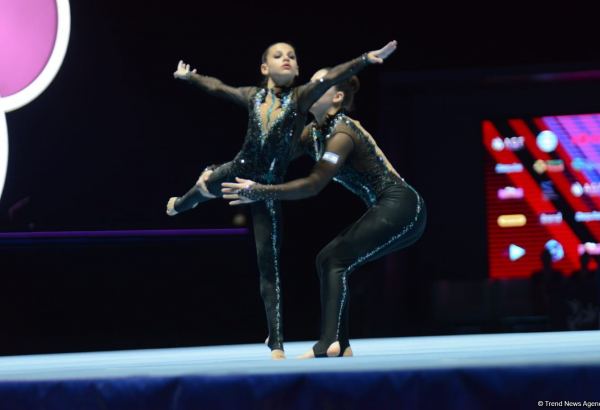 Israeli women's pairs win at Acrobatic Gymnastics World Competitions in Baku (PHOTO)