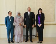 President Ilham Aliyev receives Executive Director of UN Human Settlements Programme (PHOTO/VIDEO)