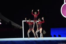 Azerbaijani women's group takes fourth intermediate place at
World Acrobatic Gymnastics Competition (PHOTO)