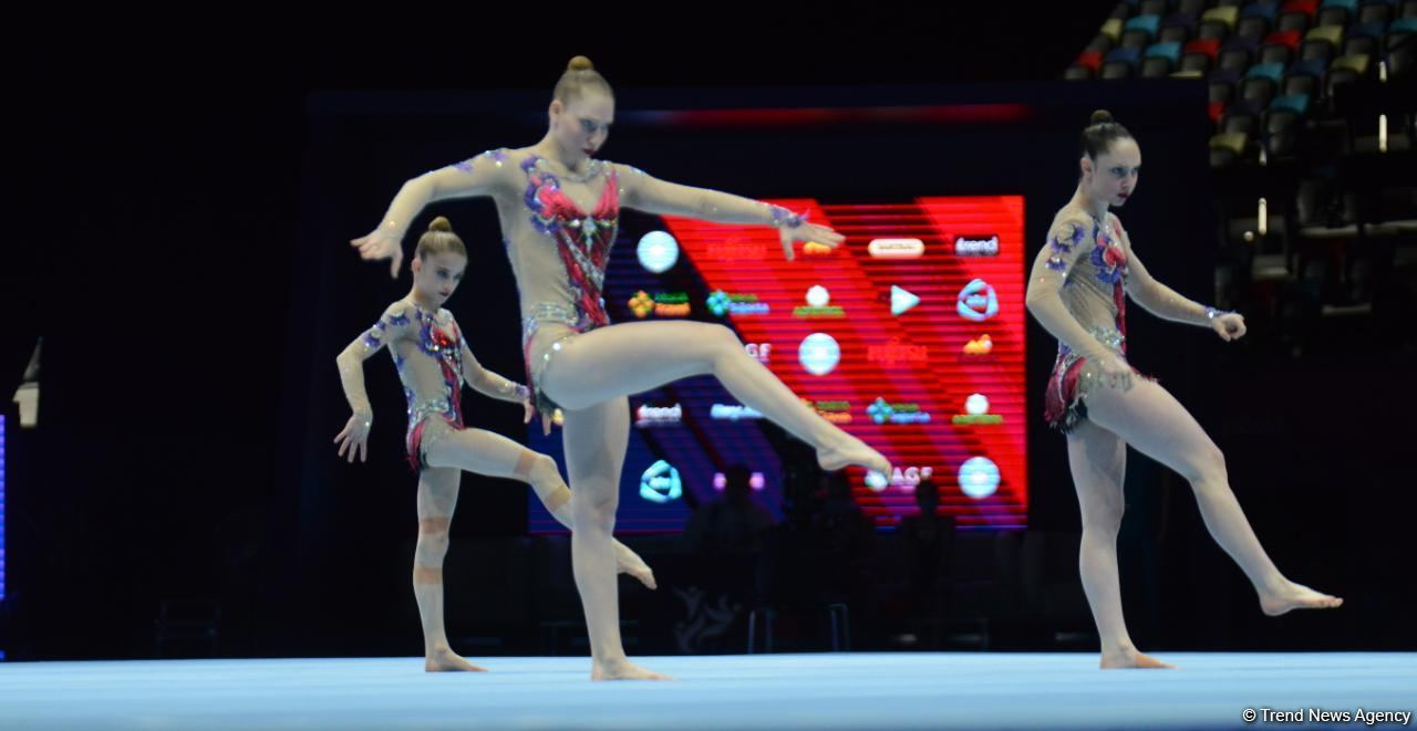 Third day of 12th FIG Acrobatic Gymnastics World Age Group Competitions kicks off in Baku (PHOTO)